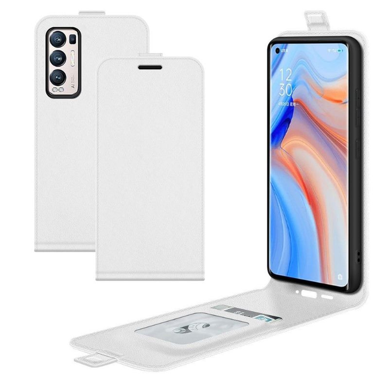Flipové Pouzdro Na Oppo Find X3 Neo Kožené Pouzdro Vertikální Umělá Kůže