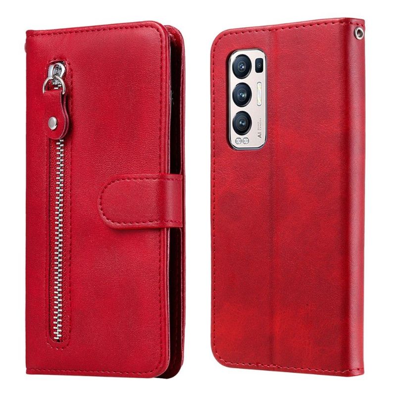 Kožené Pouzdro Na Oppo Find X3 Neo Peněženkové Pouzdro Peněženka Elena