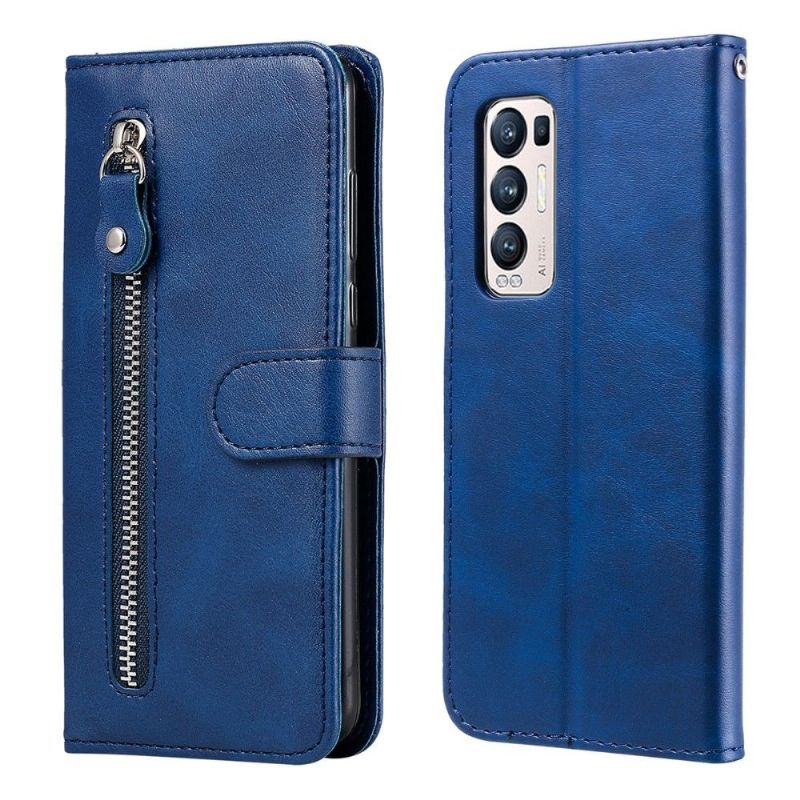 Kožené Pouzdro Na Oppo Find X3 Neo Peněženkové Pouzdro Peněženka Elena