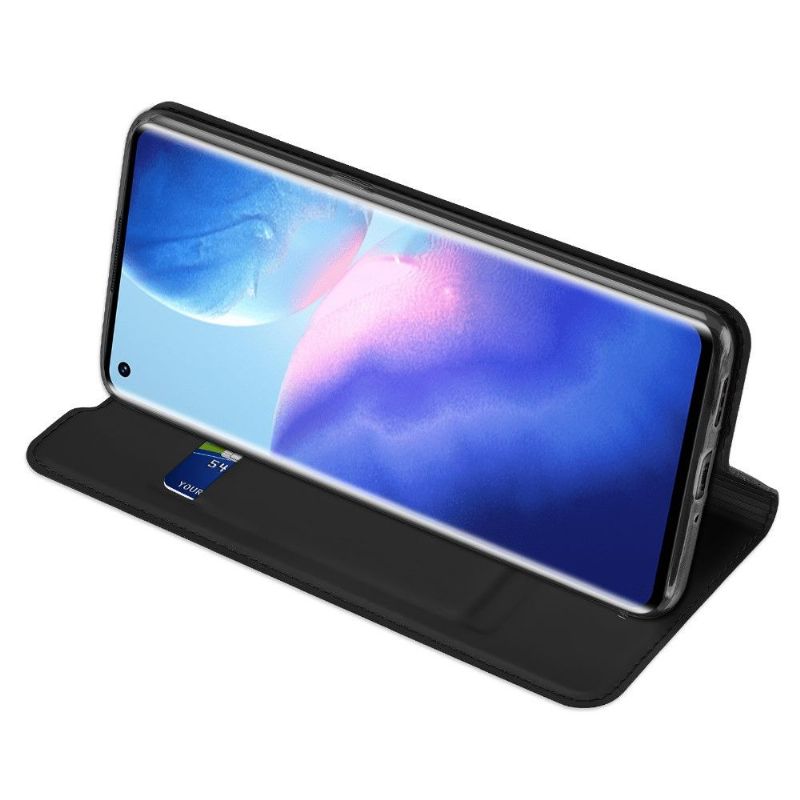 Pouzdra Na Oppo Find X3 Neo Obchodní Saténový Efekt