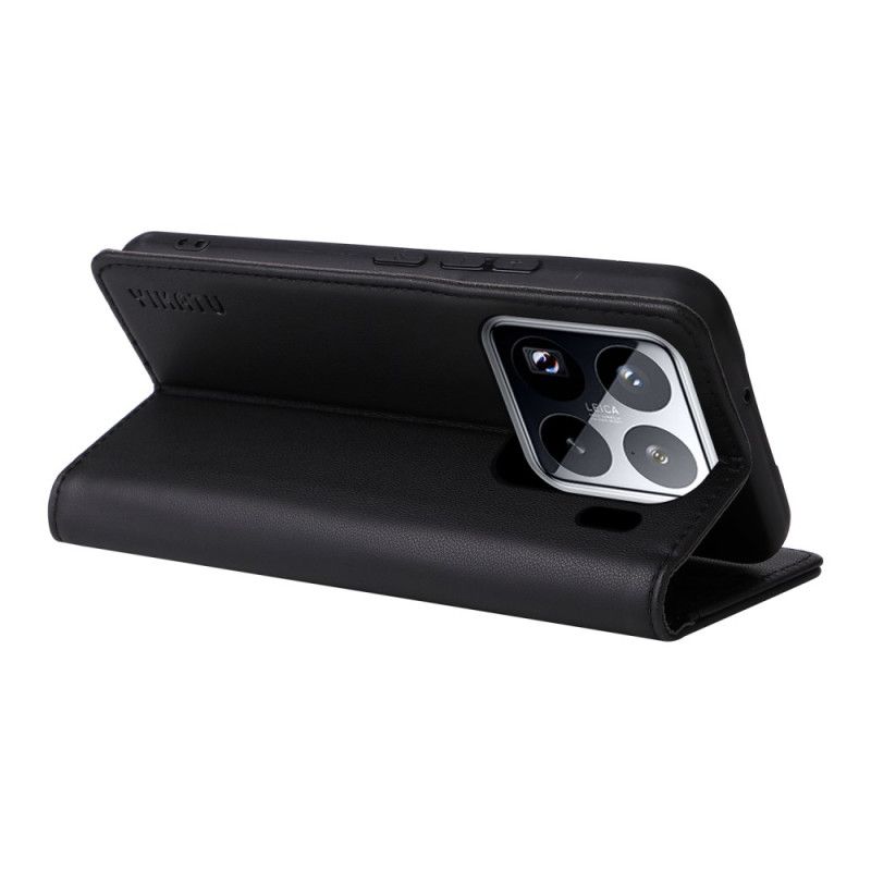 Kožené Pouzdro Folio Na Xiaomi 15 Pro Ykatu