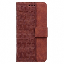 Kožený Kryt Na Xiaomi 15 Pro Tkaný Vzor