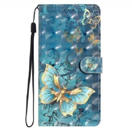 Kožený Kryt Xiaomi 15 Pro 3d Motýli