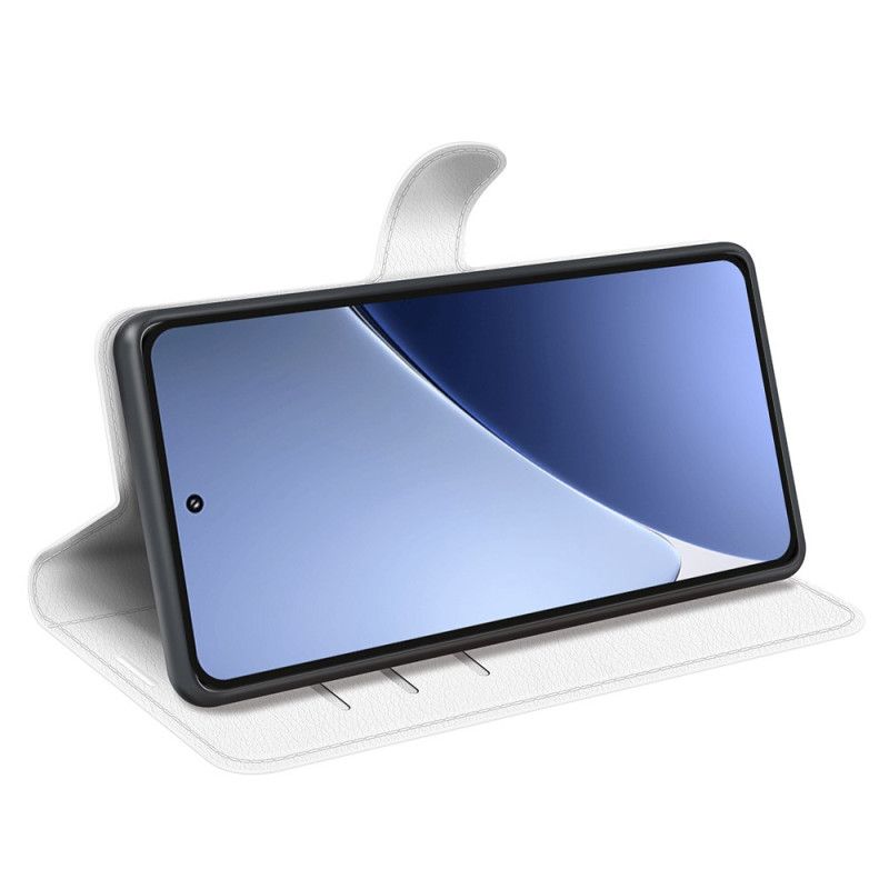 Kožený Kryt Xiaomi 15 Pro Klasická Umělá Kůže Z Liči