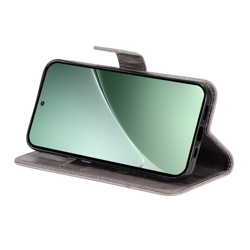 Kožený Kryt Xiaomi 15 Pro Kočka A Strom