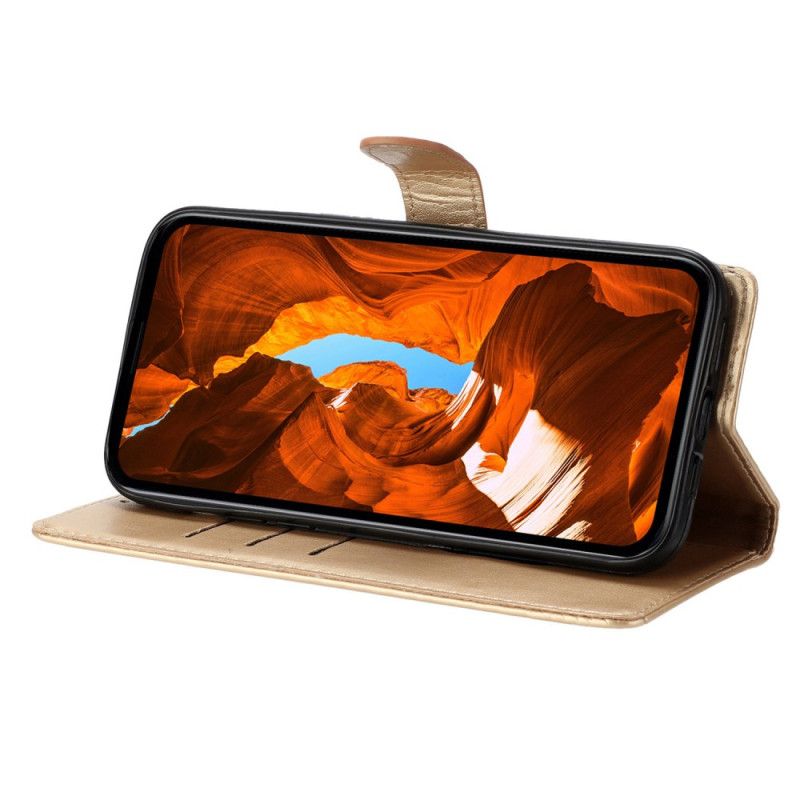 Kožený Kryt Xiaomi 15 Pro Květinový Motýl