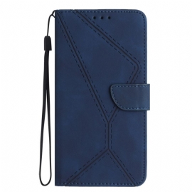 Kožený Kryt Xiaomi 15 Pro Linky A Pruhy