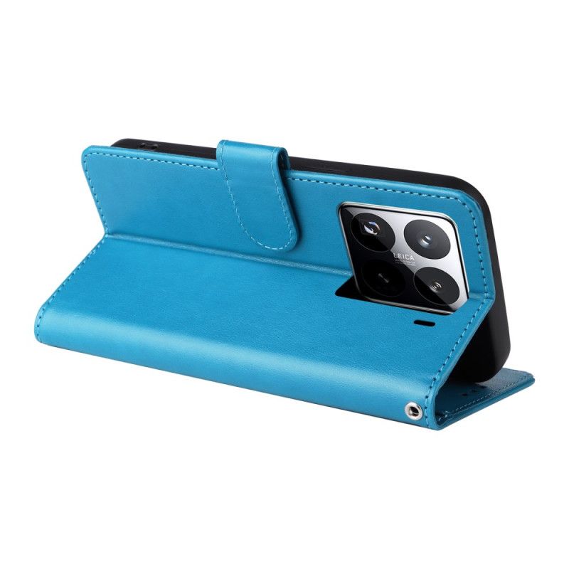 Kožený Kryt Xiaomi 15 Pro Motýli A Květiny