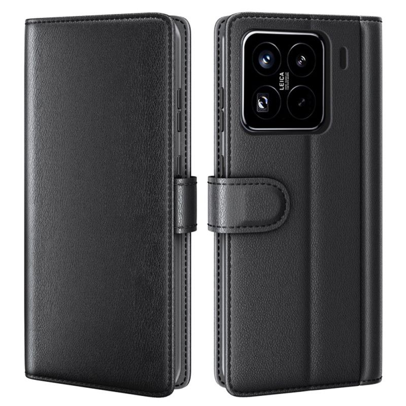 Kožený Kryt Xiaomi 15 Pro Pravá Kůže