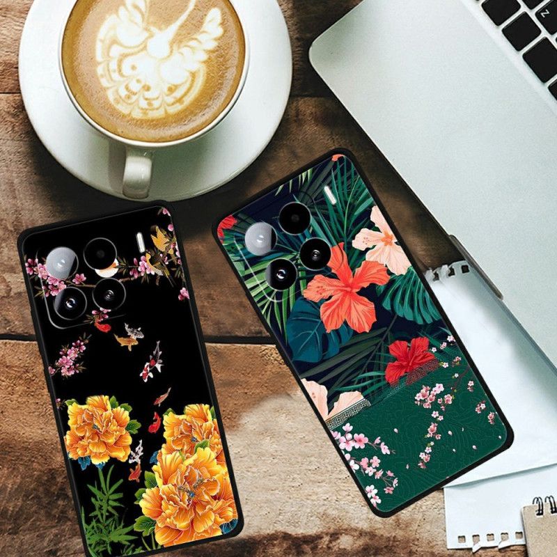 Kryt Xiaomi 15 Pro Květiny A Drak