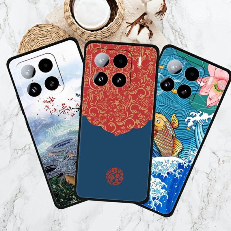Kryt Xiaomi 15 Pro Květiny A Drak
