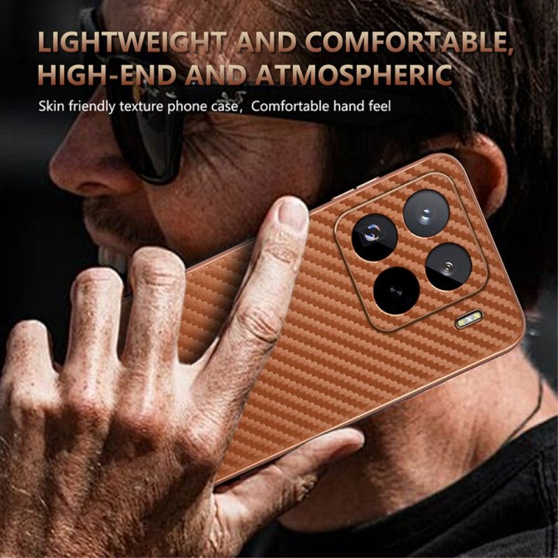 Kryt Xiaomi 15 Pro Textura Uhlíkových Vláken Azns