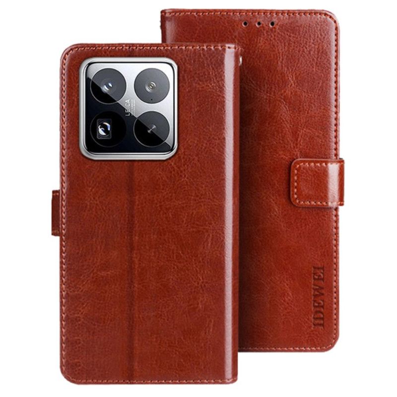 Peněženková Pouzdra Xiaomi 15 Pro Idewei Umělá Kůže