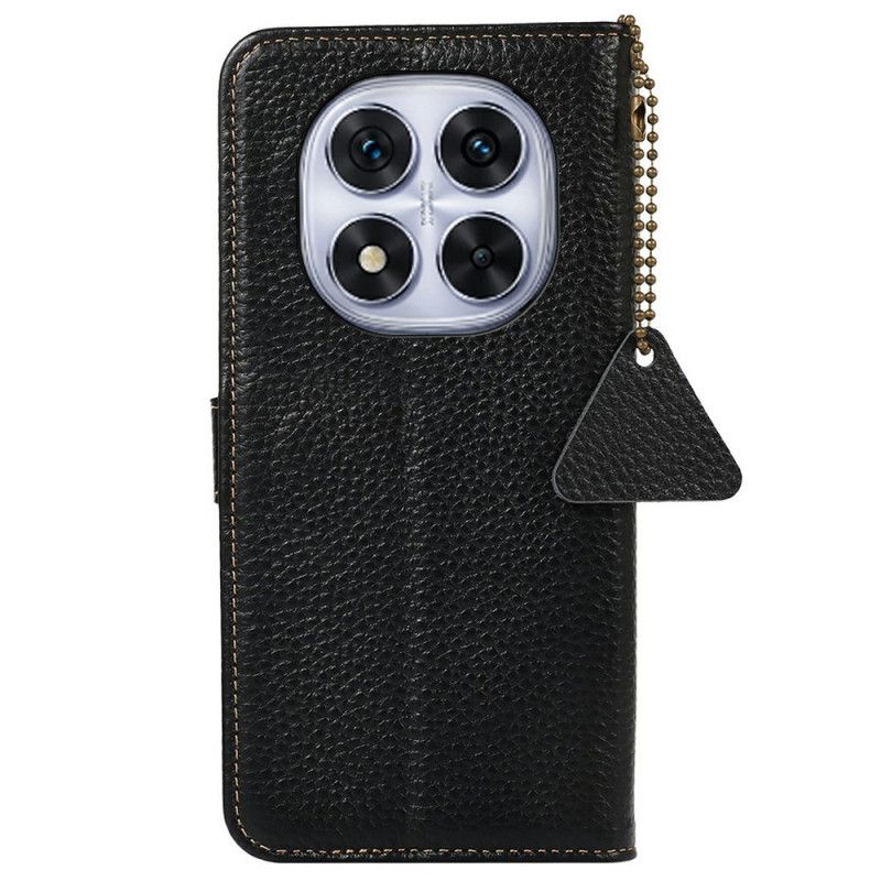 Kožený Kryt Na Poco X7 5g Pravá Kůže Rfid Blokování