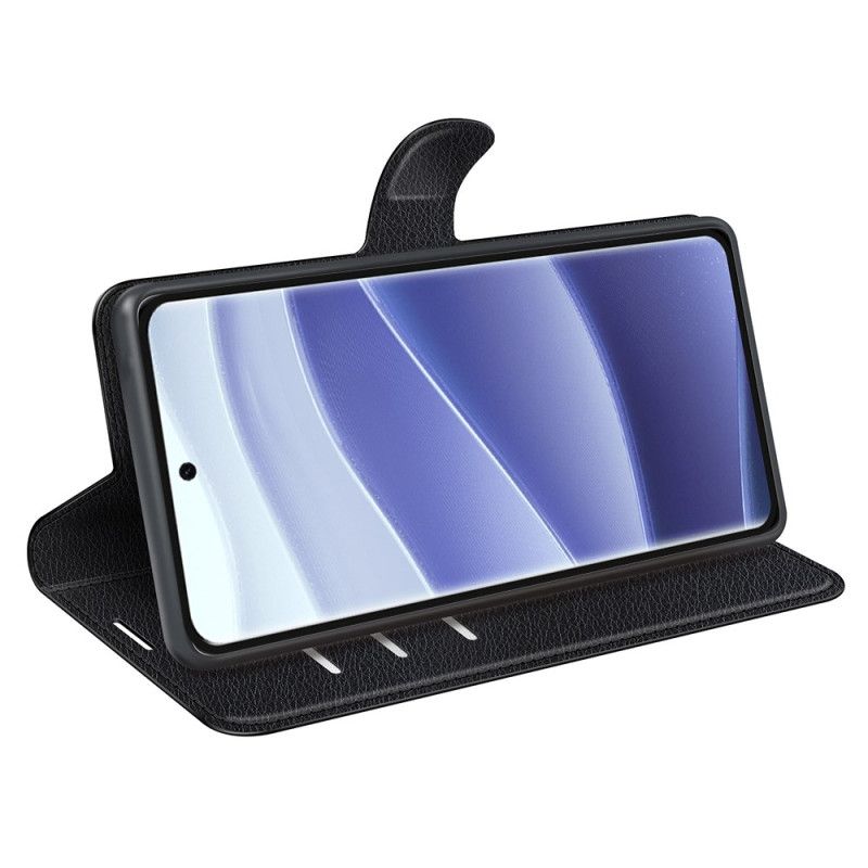 Kožený Kryt Poco X7 5g Klasická Umělá Kůže Liči