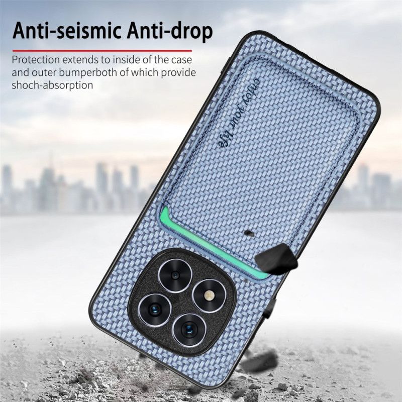 Kryt Na Poco X7 5g Odnímatelné Pouzdro Na Karty Z Uhlíkových Vláken