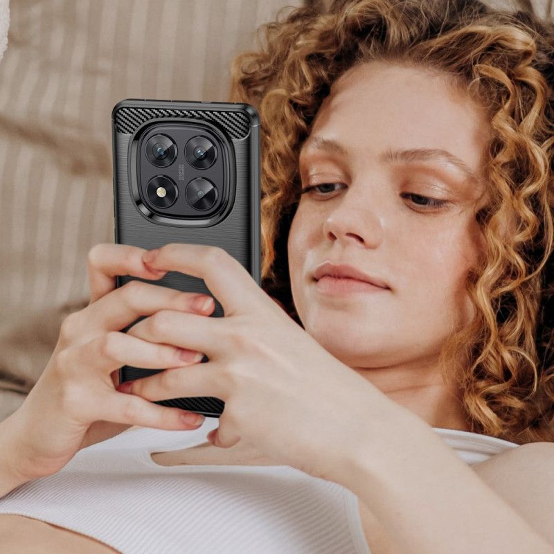 Kryt Poco X7 5g Kartáčované Uhlíkové Vlákno