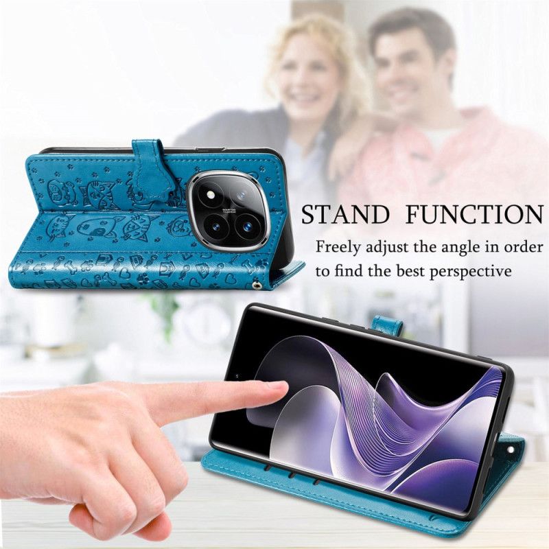 Peněženková Pouzdra Poco X7 5g Animovaná Zvířata