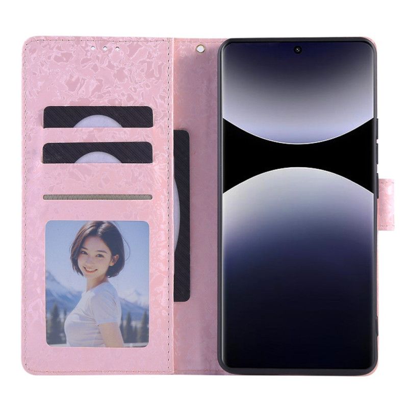 Peněženková Pouzdra Poco X7 5g Kryty Na Mobil Květinový Design S Rfid Blokováním