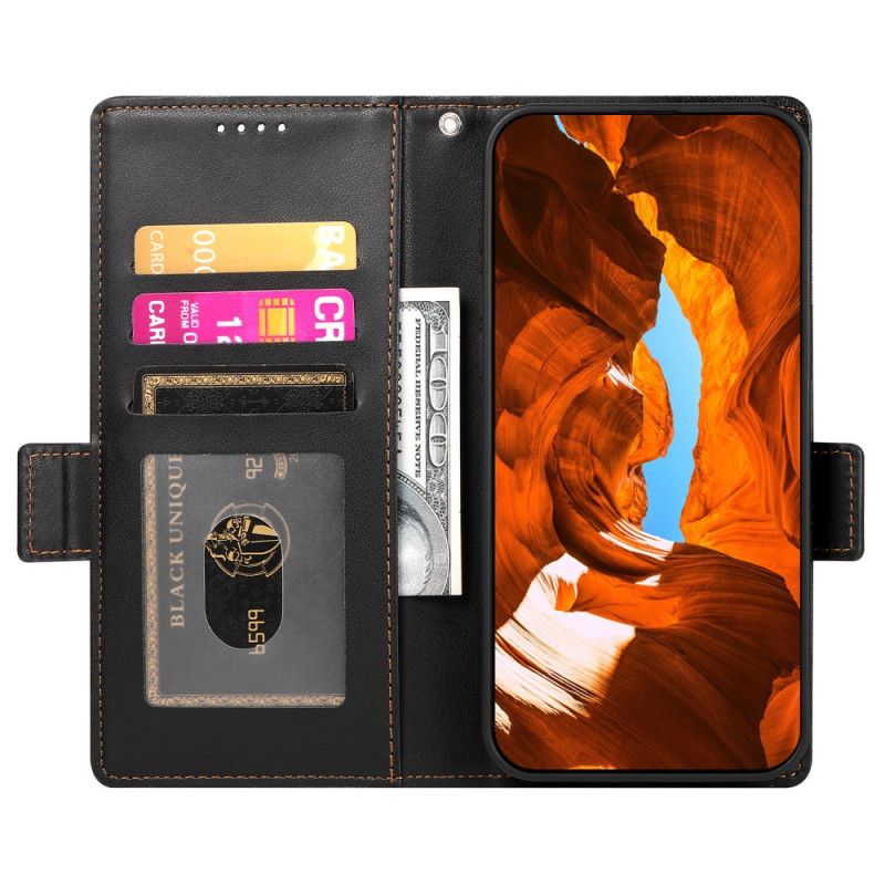 Kožené Pouzdro Folio Na Google Pixel 10a Dvojité Zapínání