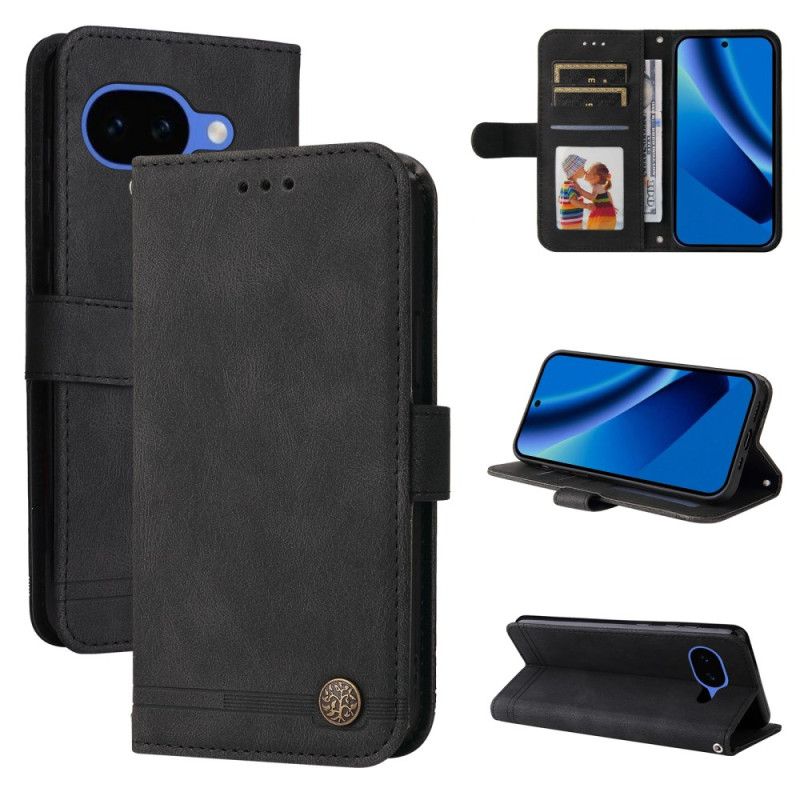 Kožený Kryt Google Pixel 10a Dekorativní Nýt