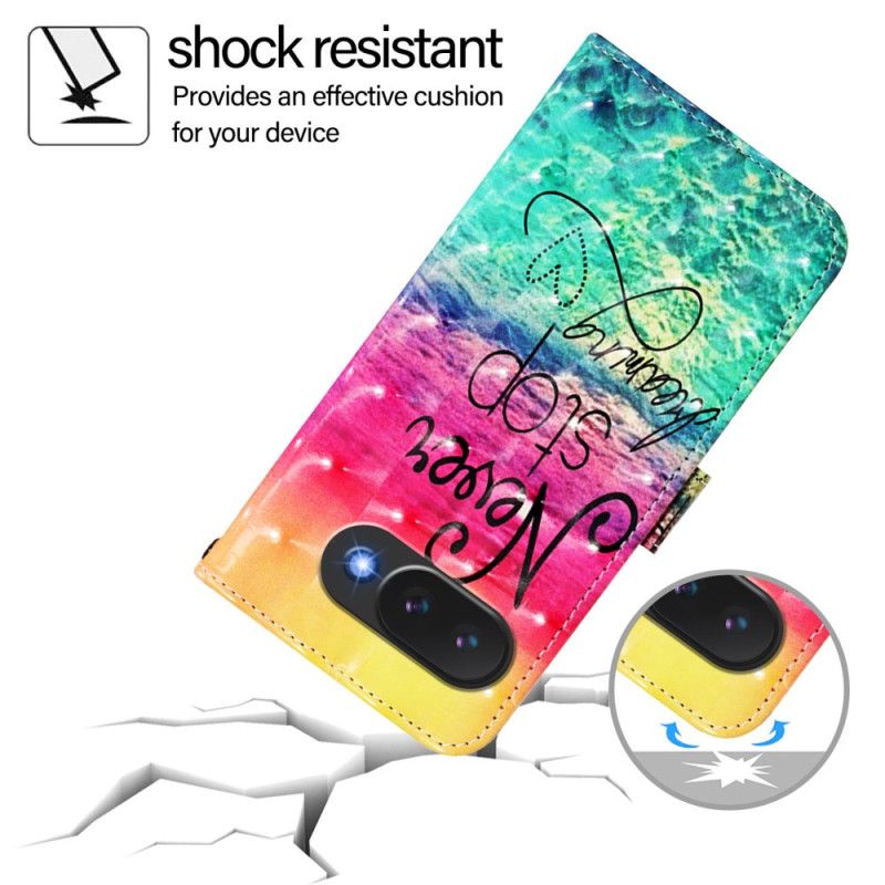 Kožený Kryt Google Pixel 10a Nikdy Nepřestávej Snít