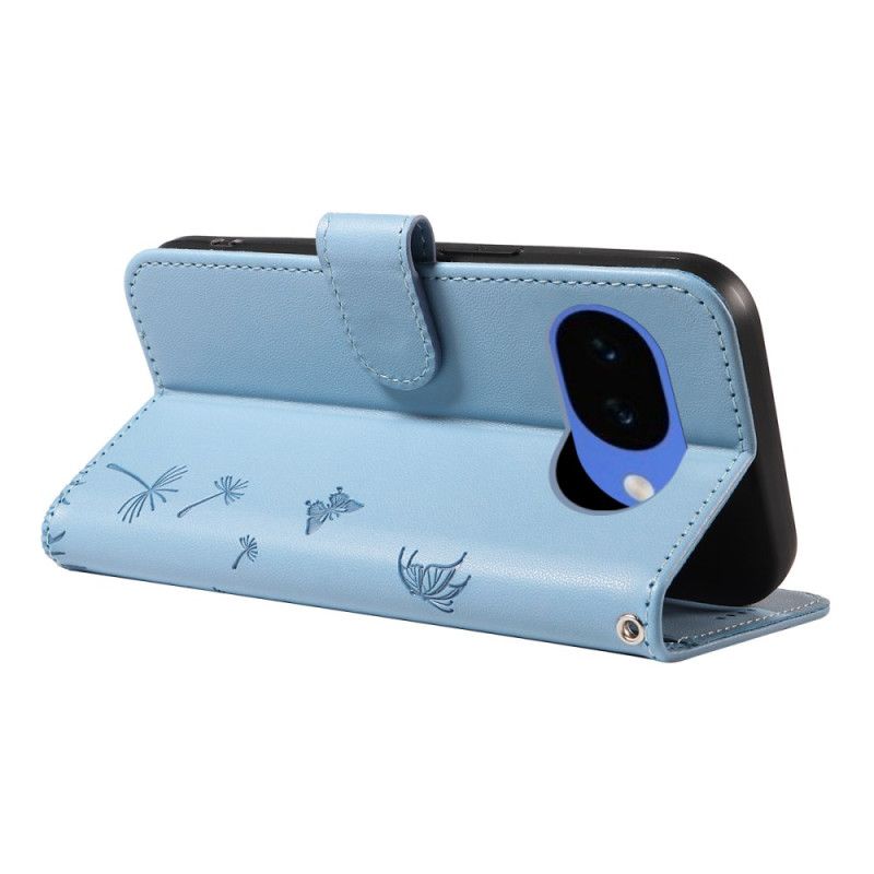 Kožený Kryt Google Pixel 10a Vzor Pampelišky