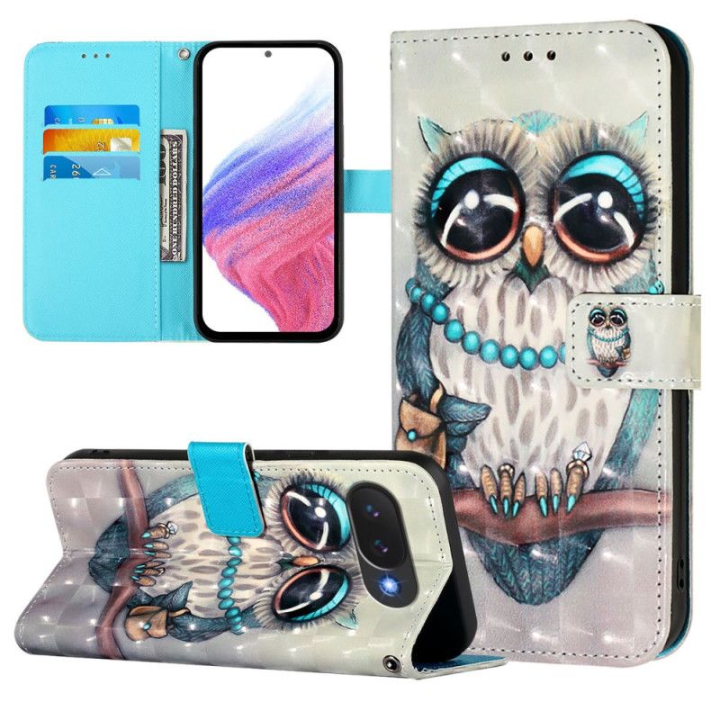 Kožený Kryt Google Pixel 10a Šedá Sova