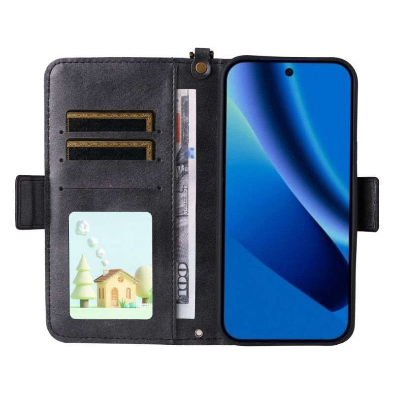 Peněženková Pouzdra Google Pixel 10a Vintage Peněženka A Ramenní Popruh