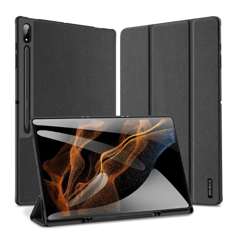 Flipové Pouzdro Na Samsung Galaxy Tab S8 Ultra Třídílná Prémiová Řada