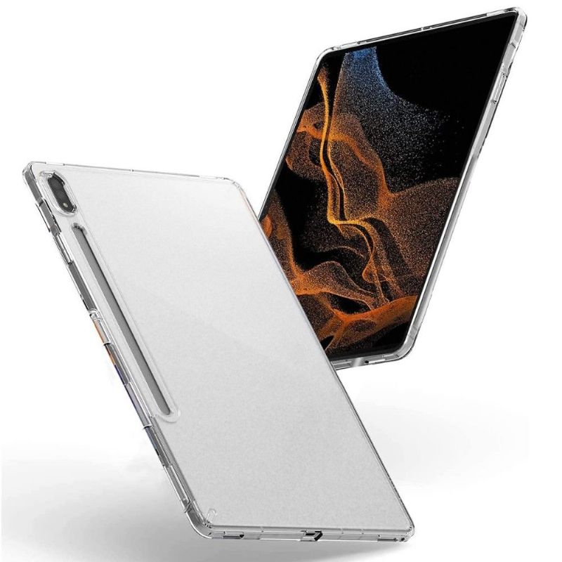 Kryt Na Samsung Galaxy Tab S8 Ultra Transparentní Silikon