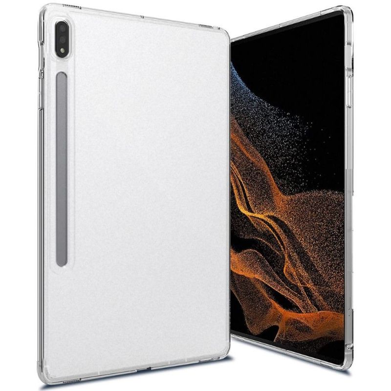Kryt Na Samsung Galaxy Tab S8 Ultra Transparentní Silikon