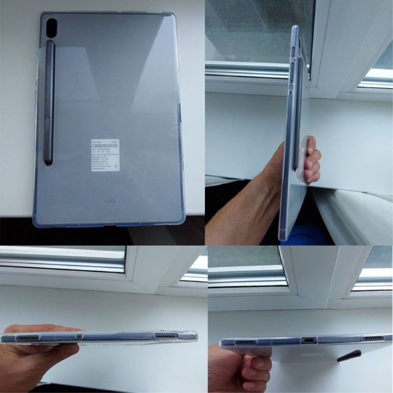 Kryt Na Samsung Galaxy Tab S8 Ultra Transparentní Silikon