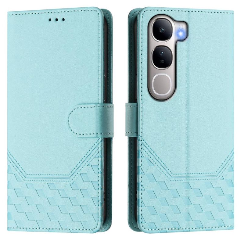 Peněženková Pouzdra Vivo V40 Lite 5g Vzor A Pásek S Voštinovým Vzorem