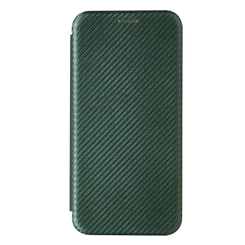 Kožené Pouzdro Na Realme 8 5G Koženka Z Uhlíkových Vláken
