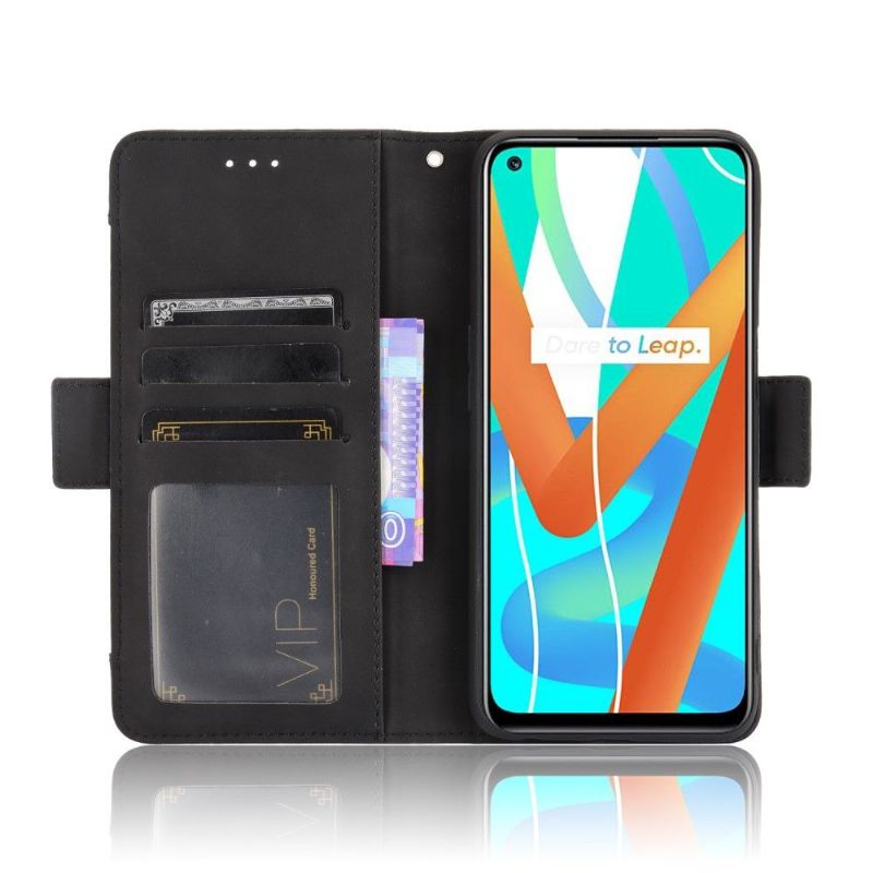 Kožené Pouzdro Na Realme 8 5G Premium S Držitelem Karty