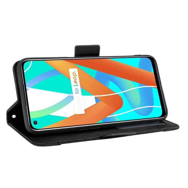 Kožené Pouzdro Na Realme 8 5G Premium S Držitelem Karty