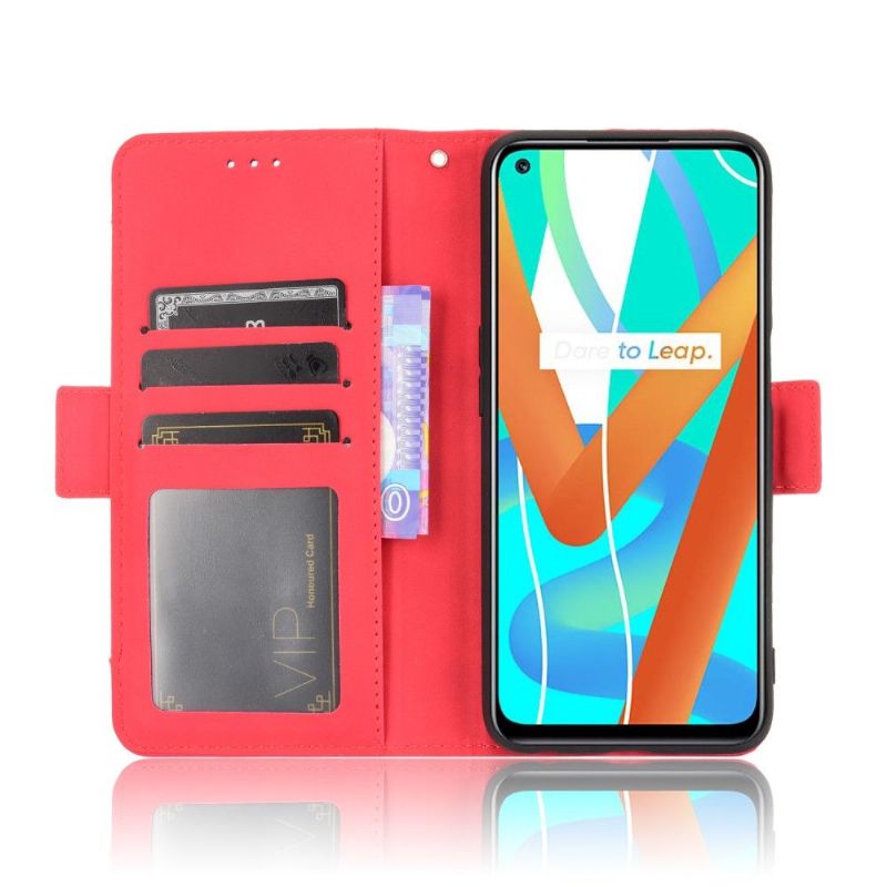 Kožené Pouzdro Na Realme 8 5G Premium S Držitelem Karty