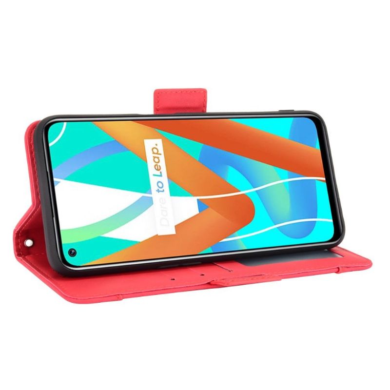 Kožené Pouzdro Na Realme 8 5G Premium S Držitelem Karty