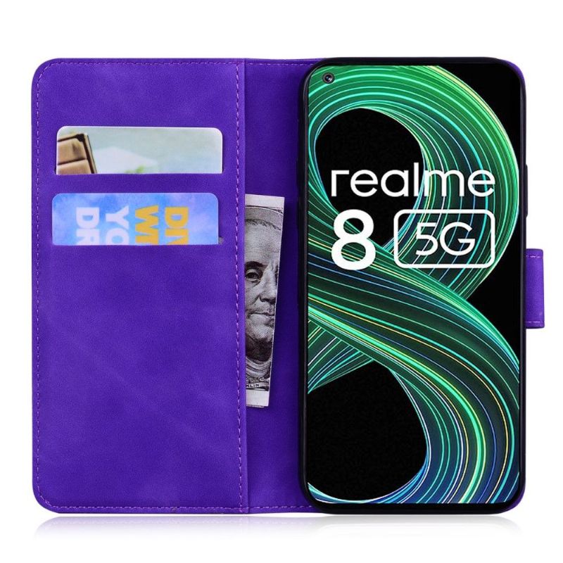 Kožené Pouzdro Na Realme 8 5G Římský Měkký Dotek