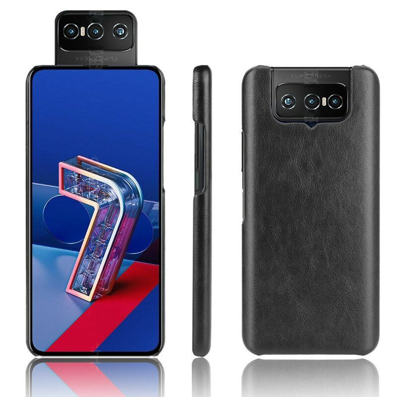 Kryt Na Asus Zenfone 7 / 7 Pro Efekt Kůže Litchi