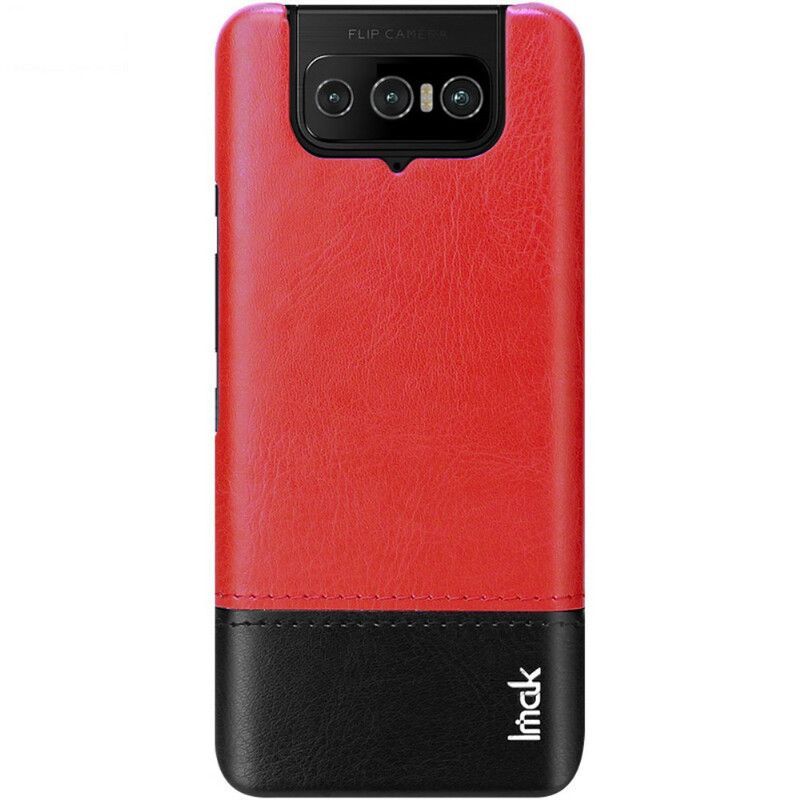 Kryt Na Asus Zenfone 7 / 7 Pro Kožený Efekt Řady Imak Ruiyi