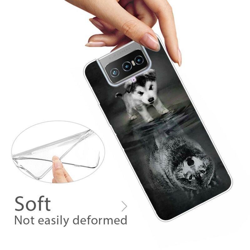 Kryty Na Mobil Na Asus Zenfone 7 / 7 Pro Štěně Sen