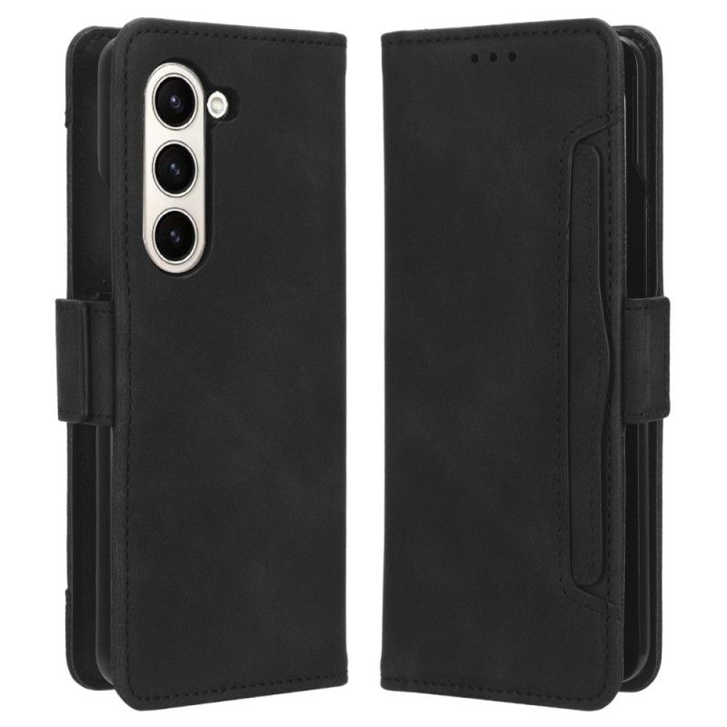 Kožený Kryt Samsung Galaxy Z Fold 5 Multi-cards