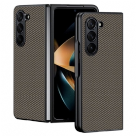 Kryt Na Samsung Galaxy Z Fold 5 Uhlíková Vlákna A Mikrovlákna