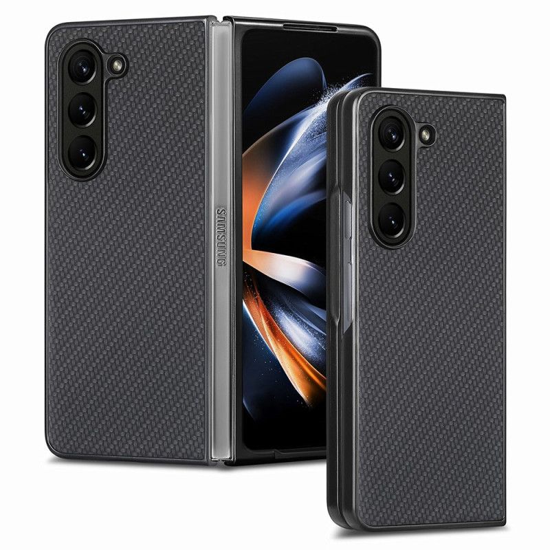 Kryt Samsung Galaxy Z Fold 5 Klasické Uhlíkové Vlákno