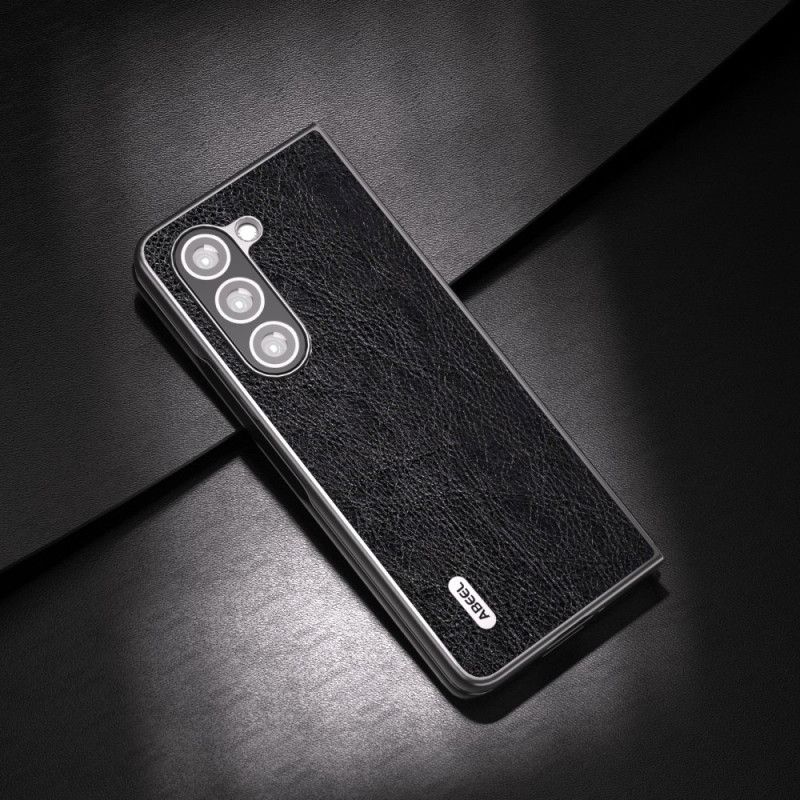 Kryt Samsung Galaxy Z Fold 5 Litchi Abeel Z Umělé Kůže