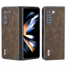 Kryt Samsung Galaxy Z Fold 5 Litchi Umělá Kůže Abeel