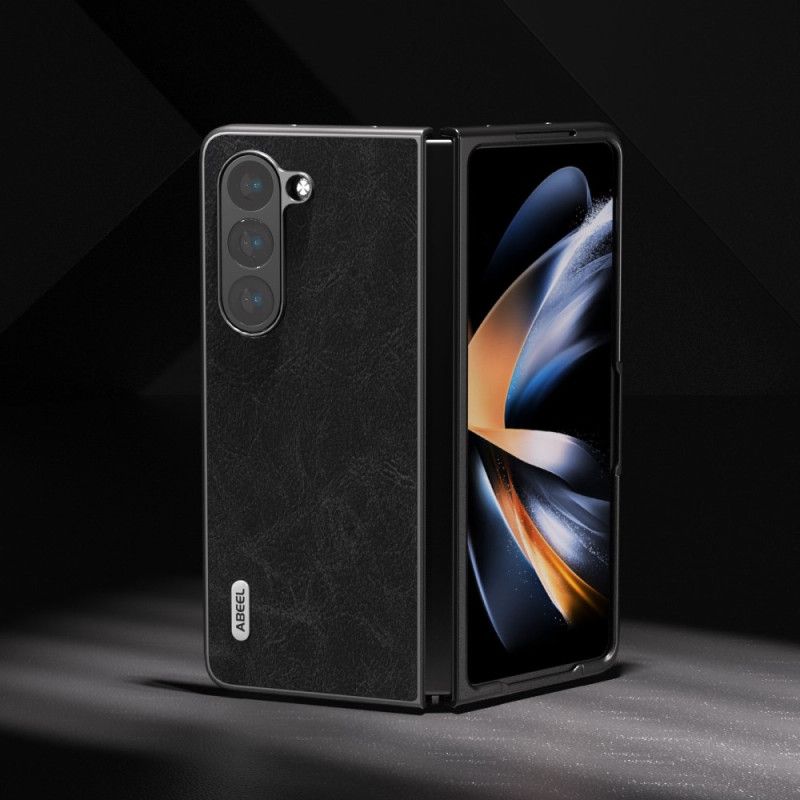 Kryt Samsung Galaxy Z Fold 5 Litchi Umělá Kůže Abeel
