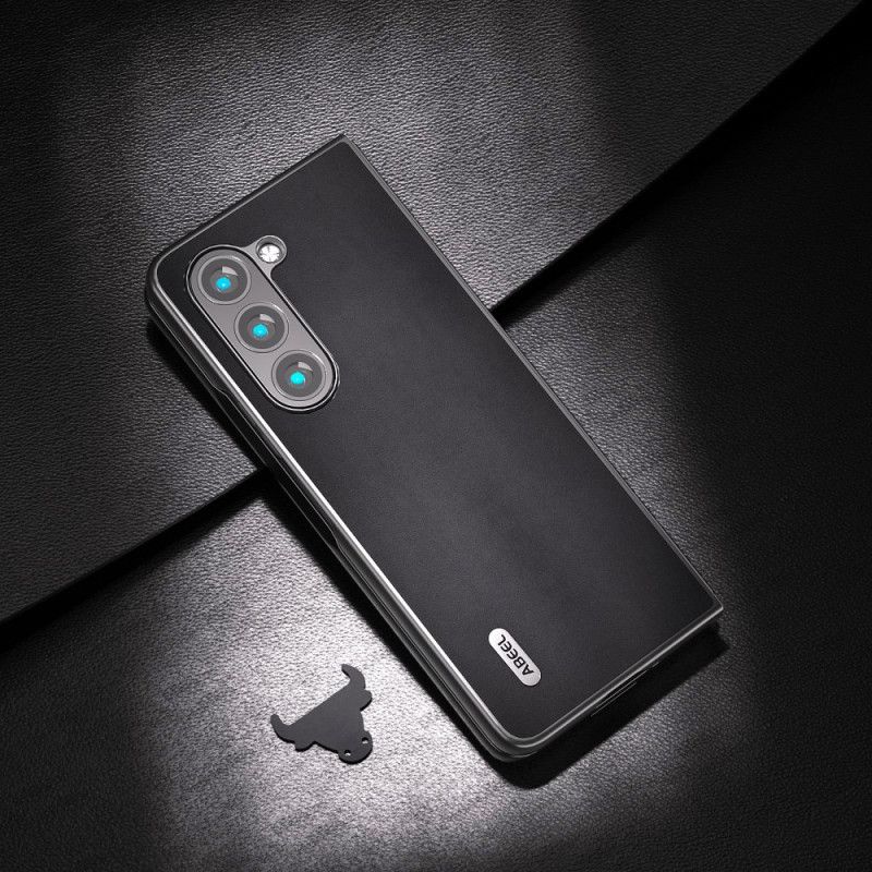 Kryt Samsung Galaxy Z Fold 5 Pravá Kůže Abeel